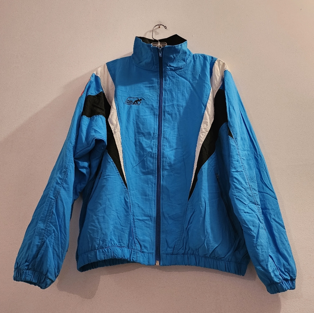Vintage 1980's Pace Setter Retro Colored Windbreaker | Size Medium